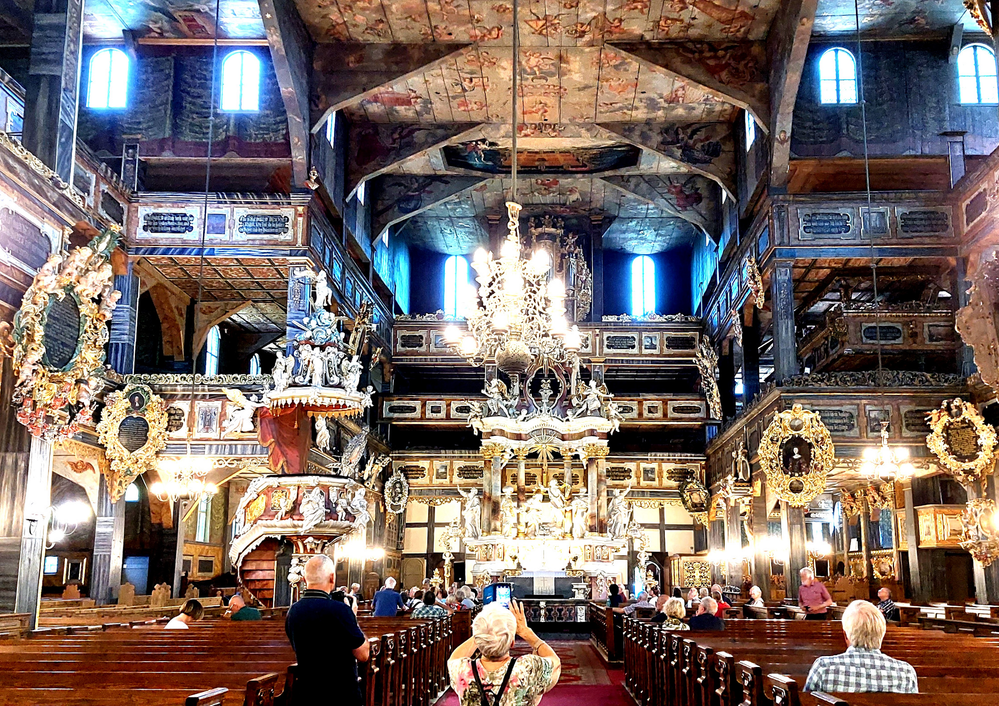 2022.6 WITTICH SMB KulturReise Barock FRIEDENSKIRCHE im Riesengeb. DiP AK